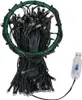 A bundle of Christmas lights coiled into a circle, with a USB connector visible. Náhled obrázku produktu