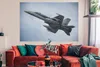 MuchoWow® Poster Flugzeug - Düsenjäger - Tarnung 180x120 cm Produktbild-Vorschau 1