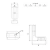 Innenwinkel Aussenwinkel M6 Nut 8 Profilverbinder für Produktbild-Vorschau 3