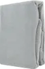 A folded grey blanket. Produktbild-Vorschau