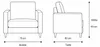 Sofa Set  Regina, Braun Stellvariante 3+2+1 Produktbild-Vorschau 7