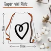 Huuraa Turnbeutel Donetsk my love 12 Liter Bright Royal Produktbild-Vorschau 2