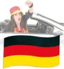Magnetfahne FAN ca. 30 x 20 cm, Deutschland, Fußball, WM, Produktbild-Vorschau 3