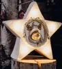 LED Figur Stern Keramik Rentier Motiv Deko beleuchtet Produktbild-Vorschau 1
