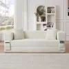 Clinvia Moderne Cord-Sofa, klassisches quadratisches, Produktbild-Vorschau 4