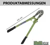 Bolzenschneider 470mm 18" Seitenschneider gehärtete Backen Produktbild-Vorschau 2