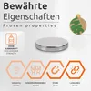 Marketing image showcasing the features of round adhesive magnets. Anteprima dell’immagine prodotto