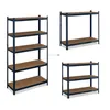 Relaxdays Schwerlastregal, 5 Ebenen, HBT: 180 x 100 x 40 Produktbild-Vorschau 6