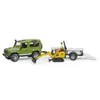 bruder Land Rover Defender  mit Mini-Bagger , Maßstab 1:16 Produktbild-Vorschau 35