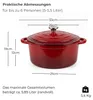 osoltus Brotback Schmortopf Set Gusseisen Topf 26cm 5,9 Produktbild-Vorschau 3