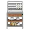 Armoire de rangement d'extérieur et table de jardinage, Voir les images du produit 8