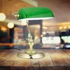 Relaxdays Bankerlampe mit Zugschalter, grüner Schirm, Produktbild-Vorschau 2