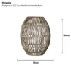 Dekoleuchte/Lampenschirm aus Rattan - D: 24cm, H: 30cm - Produktbild-Vorschau 15