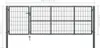 vidaXL Gartentor mit Pfosten Stahl 350 x 100 cm Anthrazit Produktbild-Vorschau 8