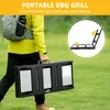 SunJas Holzkohlegrill Klappgrill Tragbarer Grill Holzkohle Produktbild-Vorschau 2
