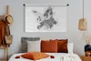 MuchoWow® Wandteppich Wandbehang Europakarte mit einem Produktbild-Vorschau 4
