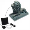 Löwe Solar Brunnen Wasserspeier solarbetrieben – Teichfigur Produktbild-Vorschau 2