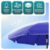 VOUNOT® Sonnenschirm Strandschirm 200cm mit Tragetasche und Produktbild-Vorschau 4
