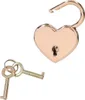 A heart-shaped padlock and two keys are shown against a white background. Podgląd zdjęcia produktu