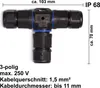 Kabelverbinder Variante - Art: T-Form 2-fach Produktbild-Vorschau 4