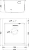 Mexen Solix lavello in acciaio 1 vasca 400 x 450 mm, rame Anteprima dell’immagine prodotto 3