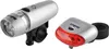 Rebel LED fietslampenset: voor- en achterlicht, IPX4/IPX2, Productafbeelding-voorbeeld 1