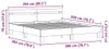 vidaXL Bettrahmen mit Kopfteil Altholz 200 x 200 cm Produktbild-Vorschau 7
