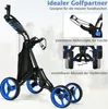 Wózek golfowy COSTWAY, 4-kołowy wózek golfowy, wózek Podgląd zdjęcia produktu 3