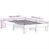 Massivholzbett ohne Matratze Weiß 135x190 cm Kiefernholz Produktbild-Vorschau 8