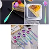Blumenlöffel-Set, Regenbogen-Blumen-Tee-Teelöffel 8er-Set Produktbild-Vorschau 6