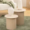 Atmosphera | Couchtisch Set - Beige - Geriffelte Tische - Produktbild-Vorschau 2