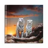 DEQORI Glasbild Echtglas 30x30 cm 'Weiße Tiger im Produktbild-Vorschau 2