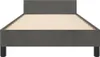 vidaXL Struttura letto senza materasso grigio scuro 100x200 Anteprima dell’immagine prodotto 4