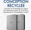 LaCie Mobile Drive 2TB Moon Silver USB 3.2 Tipo C Anteprima dell’immagine prodotto 18