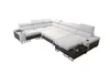 XXL Couch Große Wohnlandschaft U-Form MELODIE VIII - GRAU Produktbild-Vorschau 6