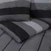 Bettwäsche-Set Dunkelgrau 135x200 cm Baumwolle Produktbild-Vorschau 5