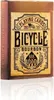 A close-up of a Bicycle Bourbon playing card deck box. Náhľad obrázku produktu