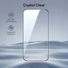 A clear screen protector is shown against a backdrop of abstract, wavy shapes. Náhľad obrázku produktu