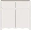vidaXL Sideboard Drammen Blanc 79 x 43 x 75,5 cm Pin massif Voir les images du produit 7