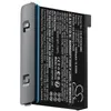 A close-up, angled view of a black lithium-ion battery pack with a textured gray side panel. Podgląd zdjęcia produktu