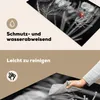 KitchenYeah© Herdabdeckplatte Schwarz-Weiß-Foto eines roten Produktbild-Vorschau 2