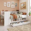 Funktionsbett 120 x 200 cm mit integriertem Schreibtisch, Produktbild-Vorschau 4