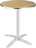 Bolero Runder Klappbarer Tisch Eschenholz 1 Bein 60Cm Produktbild-Vorschau 1