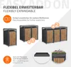 ML-Design Mülltonnenbox 1er, Mülltonnenverkleidung für 1 Produktbild-Vorschau 6