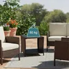 Relaxdays Balkontisch, HxBxT: 40 x 45 x 45 cm, wetterfest, Produktbild-Vorschau 5