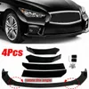 MECO 4 Stück Universal Frontlippe Kinnstoßstange Bodykits Produktbild-Vorschau 1
