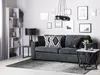 BELIANI Dekokissen Schwarz Baumwolle 45 x 45 cm 2er Set Produktbild-Vorschau 2