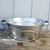 Zinkwanne 5 Liter rund – Wasserdichte Pflanzschale & Produktbild-Vorschau 3