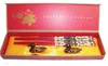 011 Chopsticks 2 Paar Stäbchen Esstäbchen Bänkchen Holz Produktbild-Vorschau 1