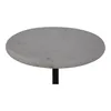Runder Beistelltisch MARMOR, Ø30 x 60 cm in weiß Produktbild-Vorschau 2